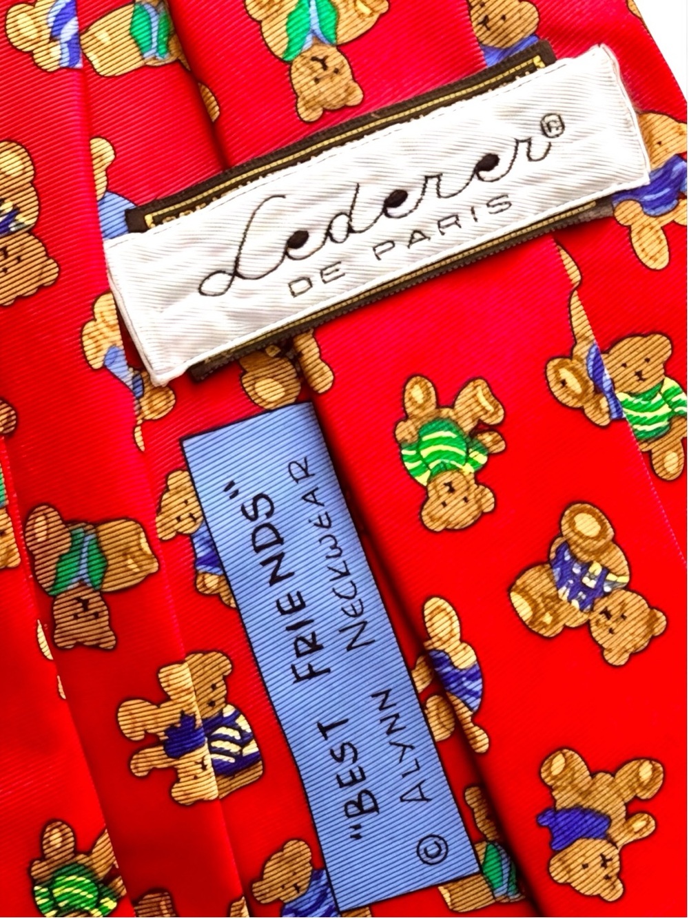 LEDERER DE PARIS silk tie